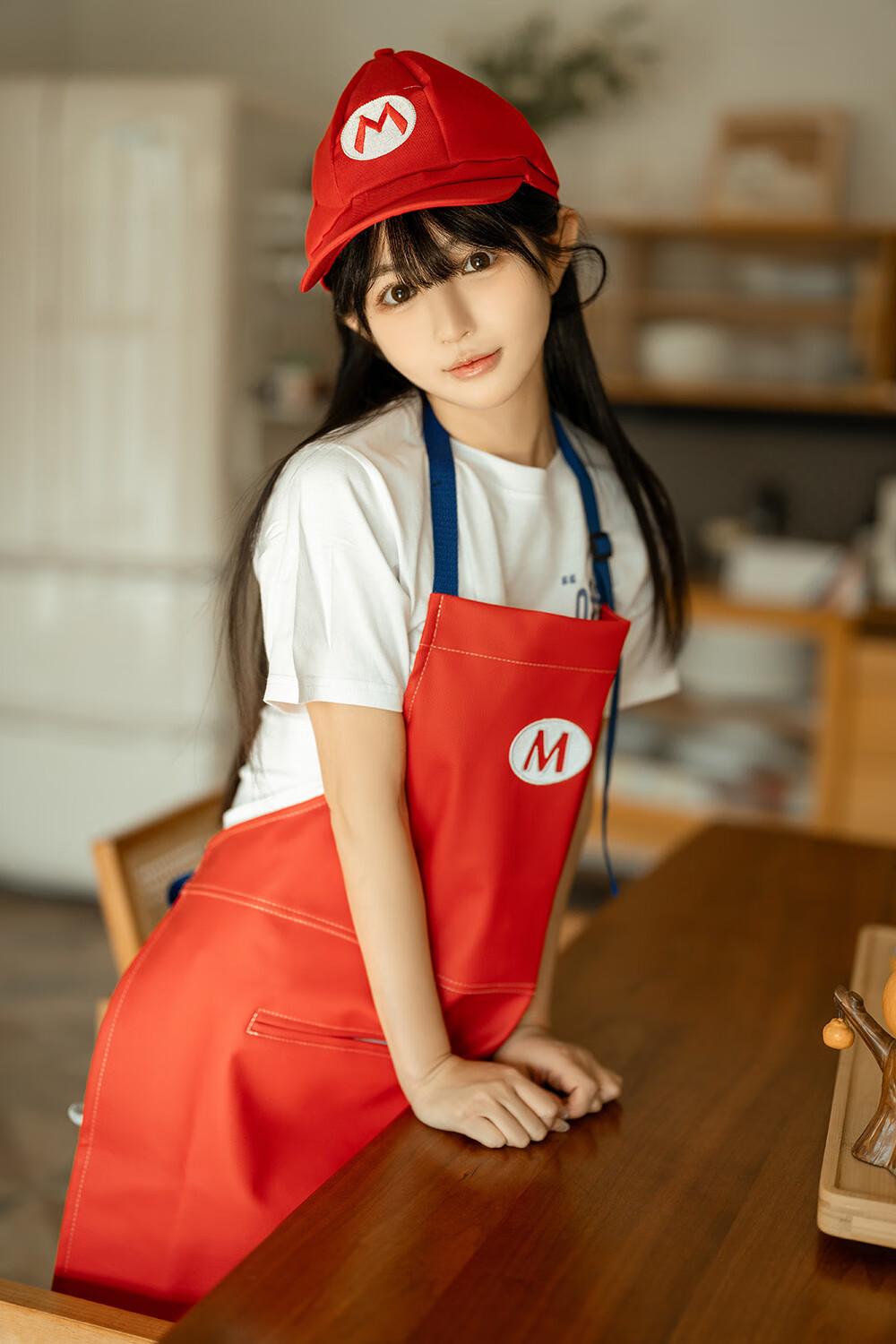 桜井宁宁 马里奥围裙 [50P-919MB]