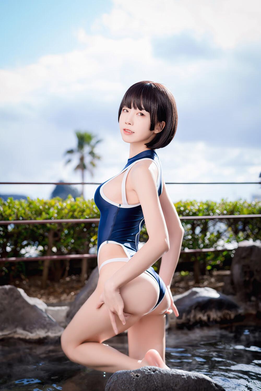 水淼aqua 竞泳水着[40P-585MB]