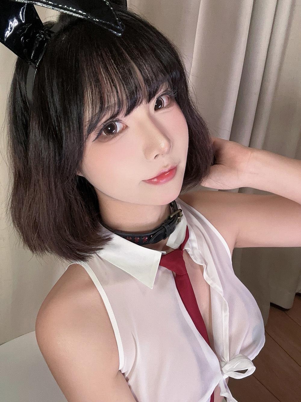 yuuhui玉汇 (Kokuhui)  25.7月Patreon会员 学生兔[50P2V-339M]