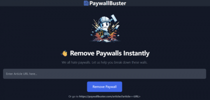 PaywallBuster – 专注于帮助用户移除付费墙的在线工具 PaywallBuster – 专注于帮助用户移除付费墙的在线工具