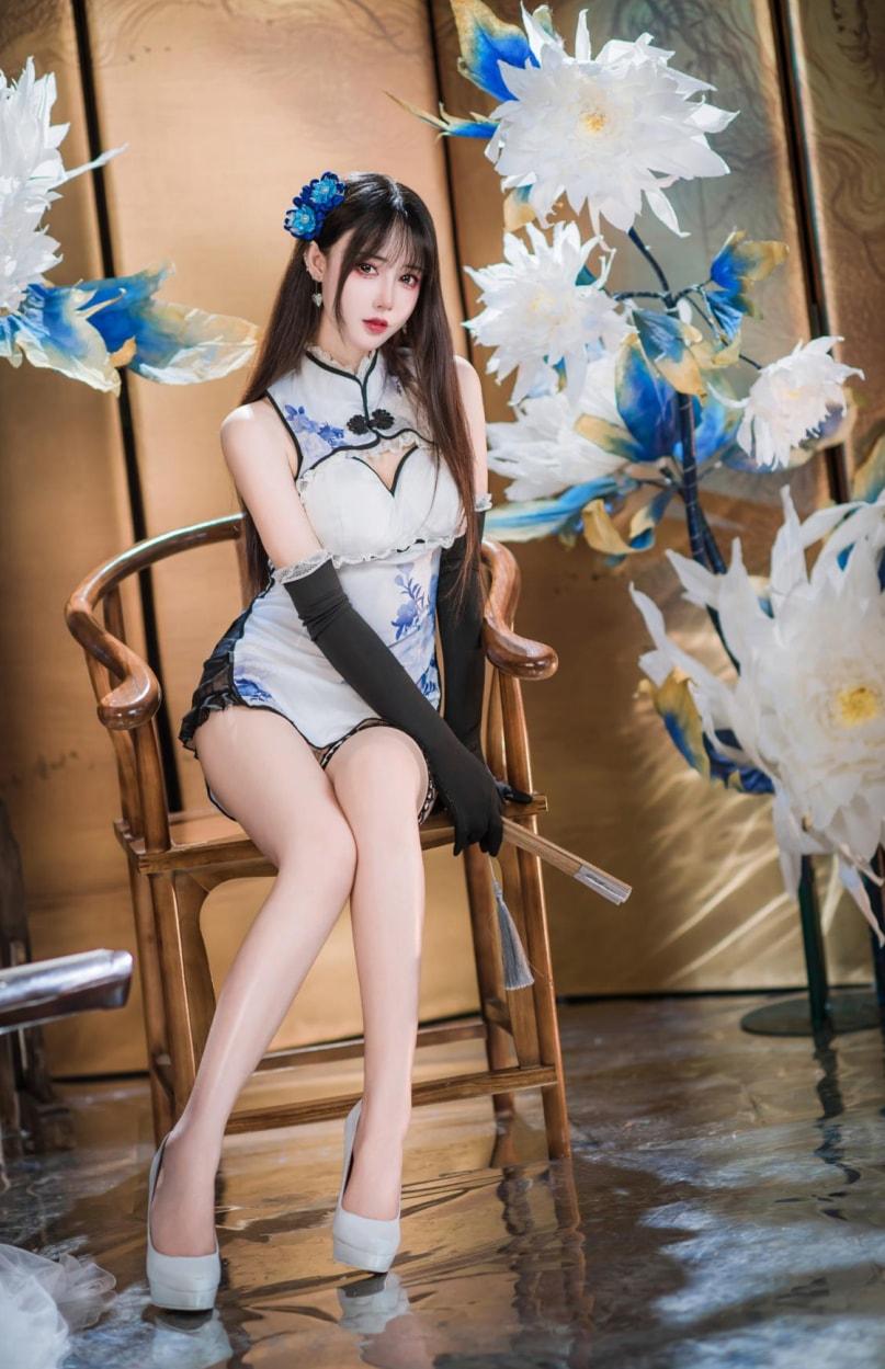 羽生三未 – 艳娘幻梦谭 瓶儿 青花瓷旗袍美图推荐