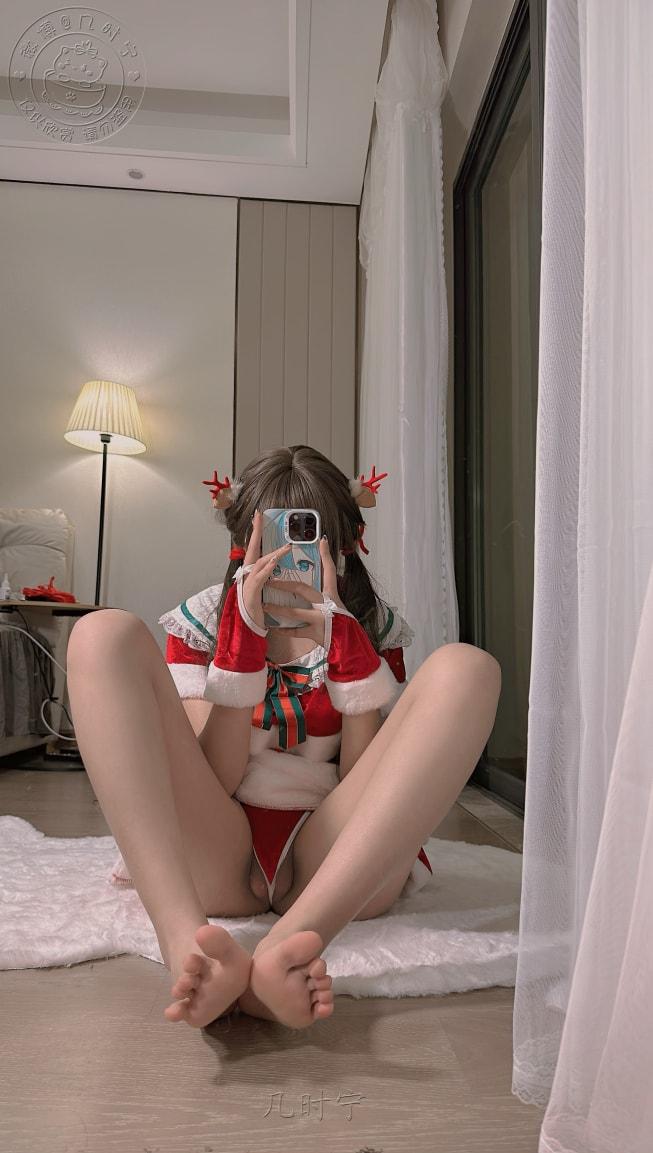 几时宁 – 圣诞小鹿图美女写真
