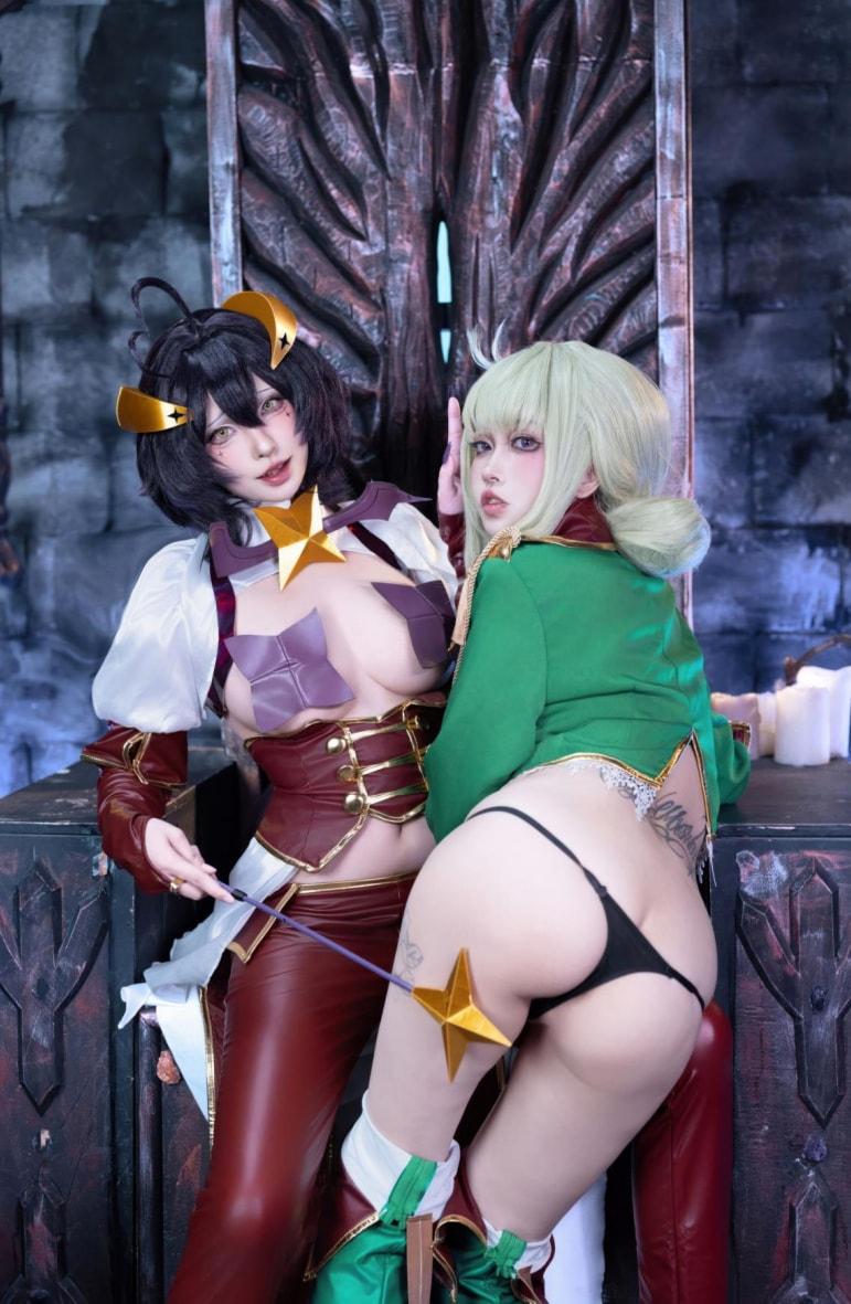 清水由乃 &猪突猛蛋-柊舞缇娜&阿良河琪舞-高端精品