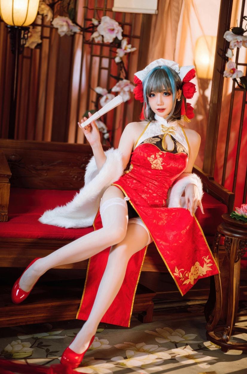 焖焖碳 碧蓝航线-柴郡新春旗袍-收藏版