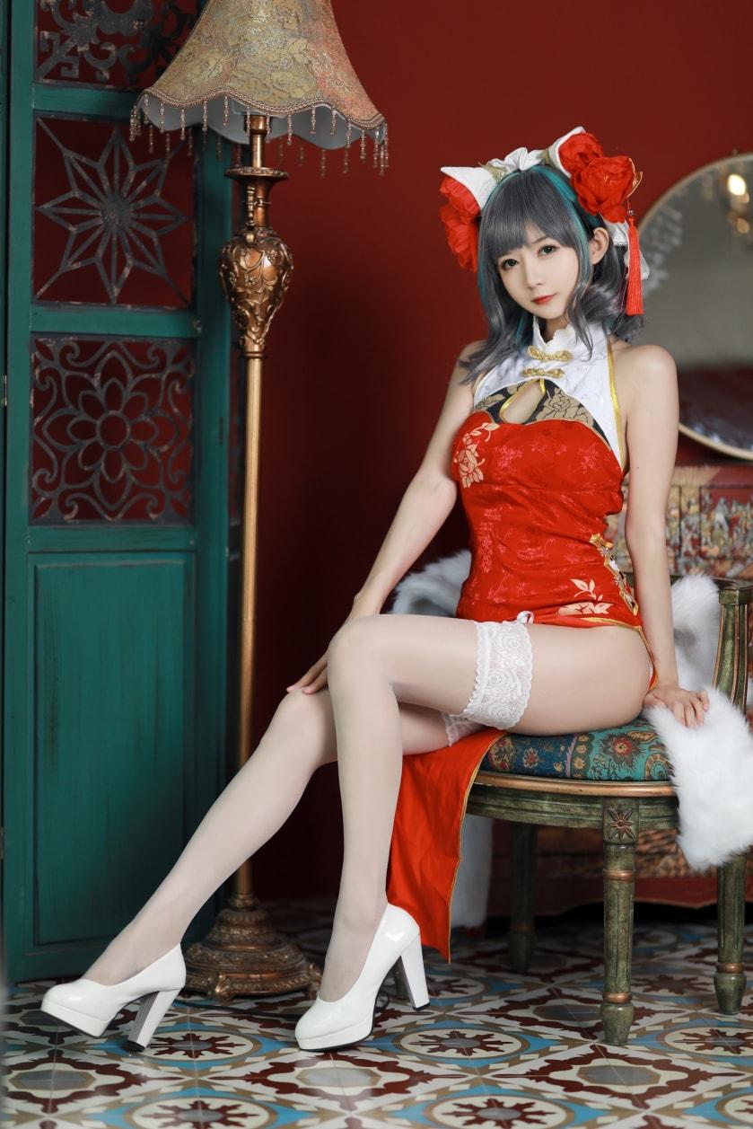 51酱 – 碧蓝航线-柴郡新春旗袍资源下载