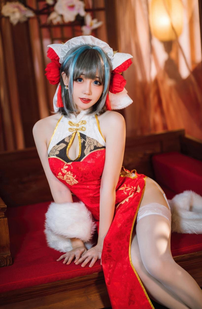 焖焖碳 碧蓝航线-柴郡新春旗袍-收藏版