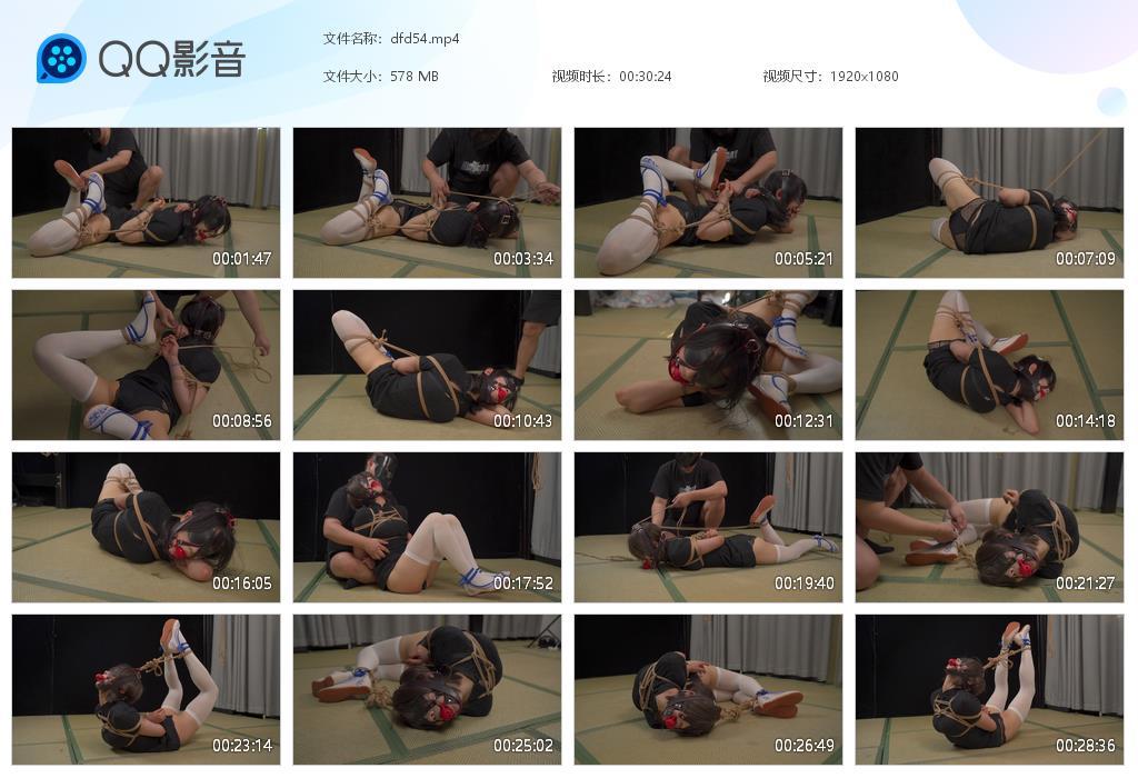 【象人原创】小0旗袍绣花鞋单脚极限反拉驷马全程挣扎反弓