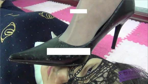 甜儿公主黑色高跟鞋对LULU的侮辱 G-NV-127