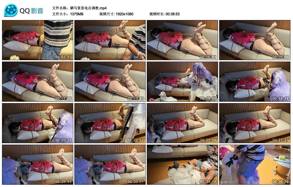 驷马窒息电击调教