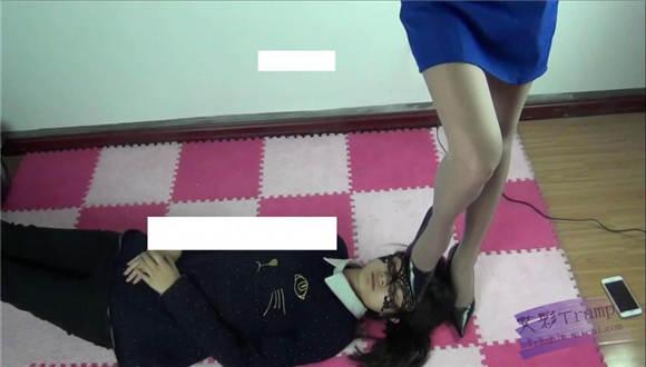 甜儿公主黑色高跟鞋对LULU的侮辱 G-NV-127