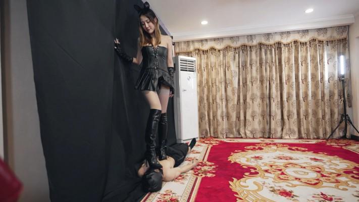 『奴隶岛』—[MagicIMirror 魔镜少女]—影姬黑天使踢踹 MM-220625