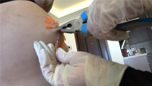 【冷柔】穿刺乳头残忍踩踏，狗嘴拔牙