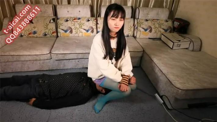 【婉慈Icon】初九蓝色丝袜运动鞋调教 TTTIO-220930