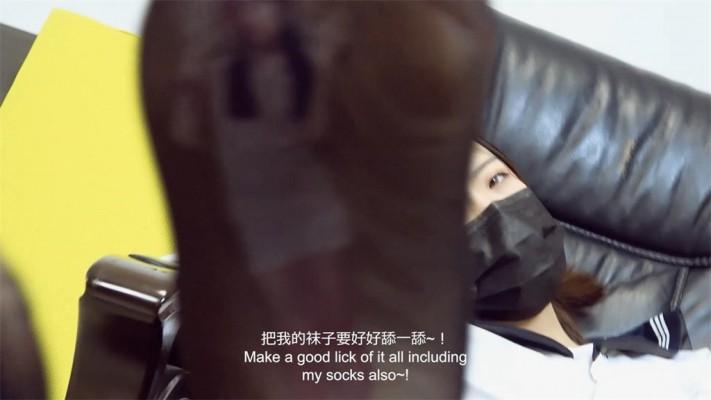 【婧児小主】GPCT晓G黑丝袜脚底的校花苏希~！GP770A中英字幕 YC-220212-3