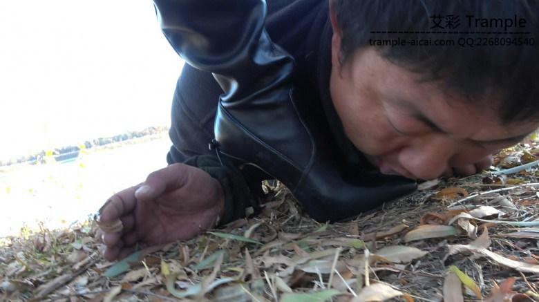 冷柔公园当众调狗