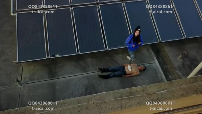 【婉慈Icon】绝版-南一天台暴力虐尾随男（航拍，踩烂舌头） TTTIO-20220129