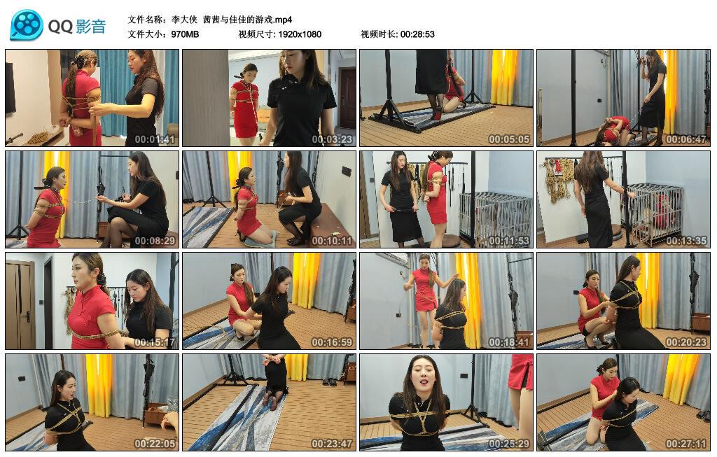 【李大侠】茜茜与佳佳的游戏