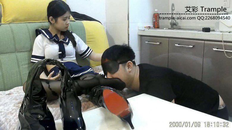 阿诺S过膝靴恋足金僦