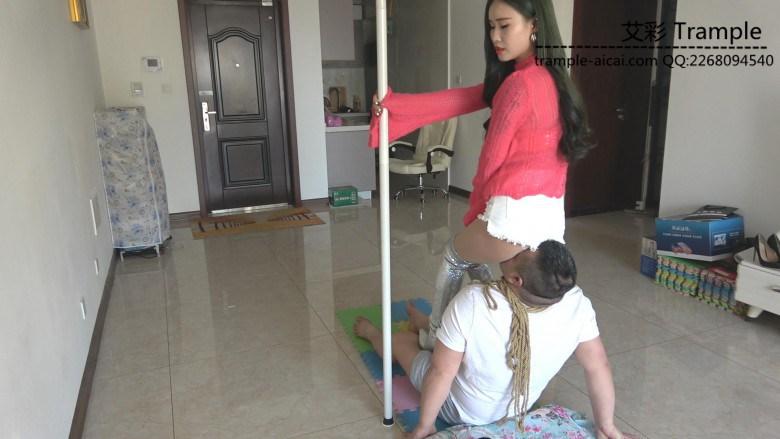 冷柔银色长靴致命腾空坐脸窒息