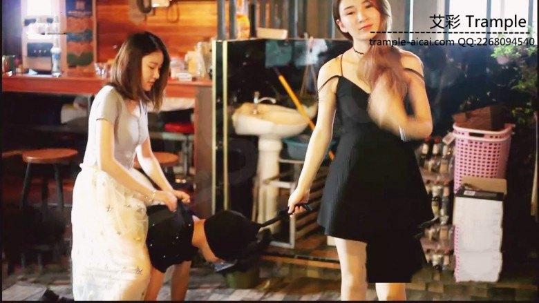 【艾丝Studio】扶桑果儿女王酒吧狠虐贱狗 170618