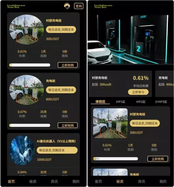 Fidelity充电桩投资理财系统源码-前端uniapp纯源码+后端PHP Fidelity充电桩投资理财系统源码-前端uniapp纯源码+后端PHP