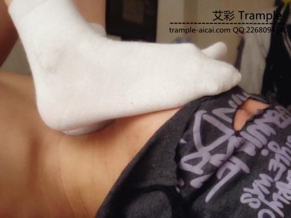 运动后的原味运动鞋白袜美足合集