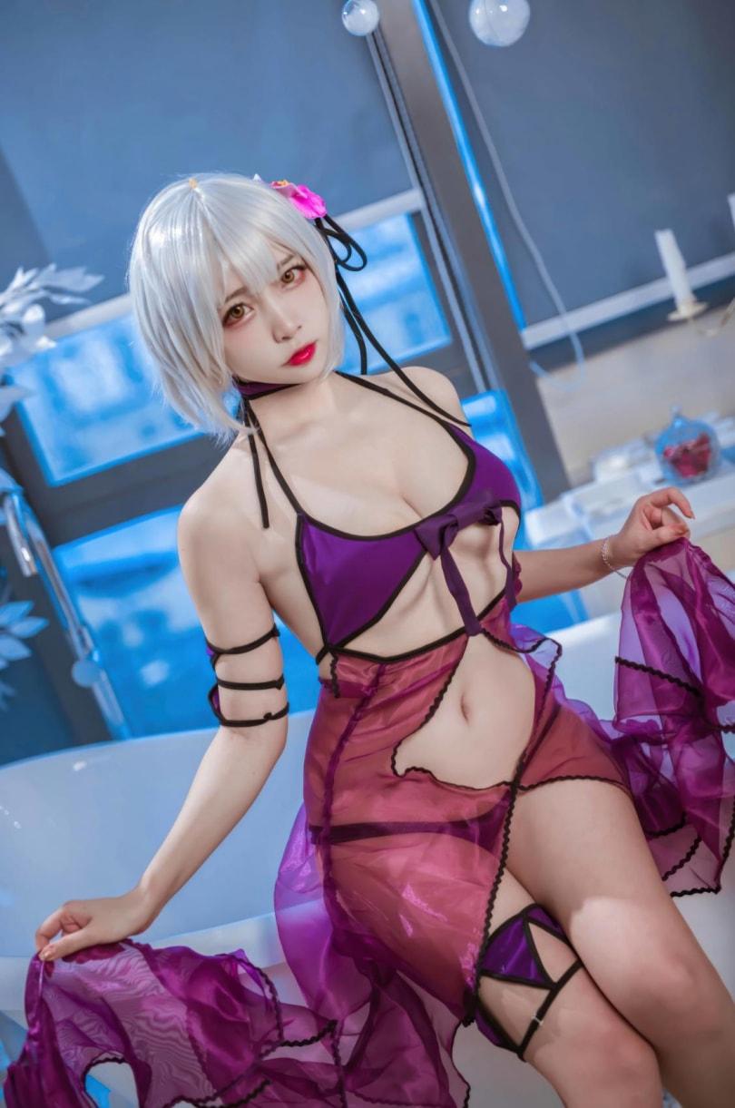 二佐Nisa – FATE-黑贞水着绝世美人