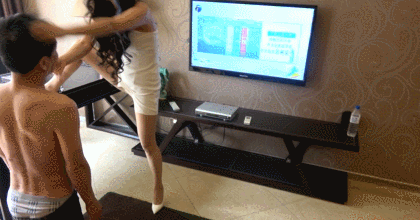 暴踹老贱狗，重度耳光