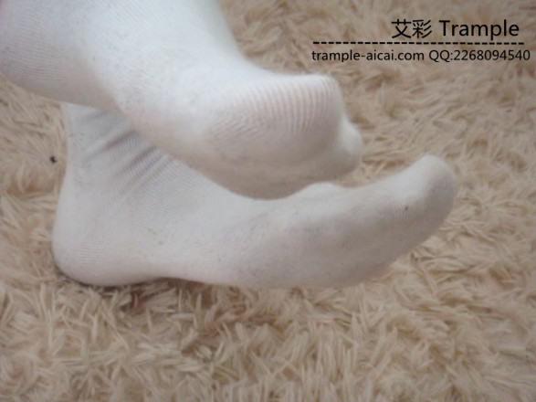 运动后的原味运动鞋白袜美足合集
