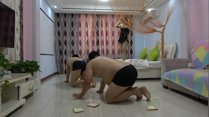 【冷柔】蒙眼两个胖子玩捉迷藏 YC-211122-5