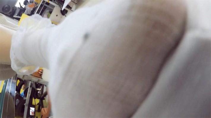 【婧児小主】晓G全语言帆布鞋脏白袜踩头顶 踩踹审讯处决 GP824E跟随 YC-220523-6