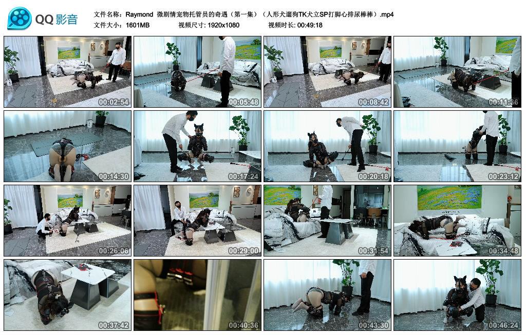 【Raymond】微剧情宠物托管员的奇遇（第一集）（人形犬遛狗TK犬立SP打脚心排尿棒棒）