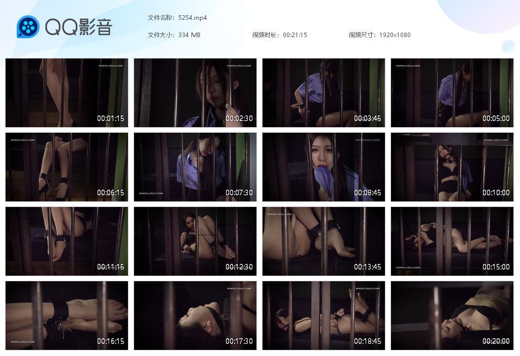 丽柜美束 新片禁享狱丝私人定制版完全版兔子监狱镣铐口  B2282