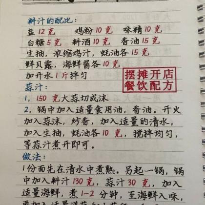 1000多套餐饮小吃技术配方大全电子版