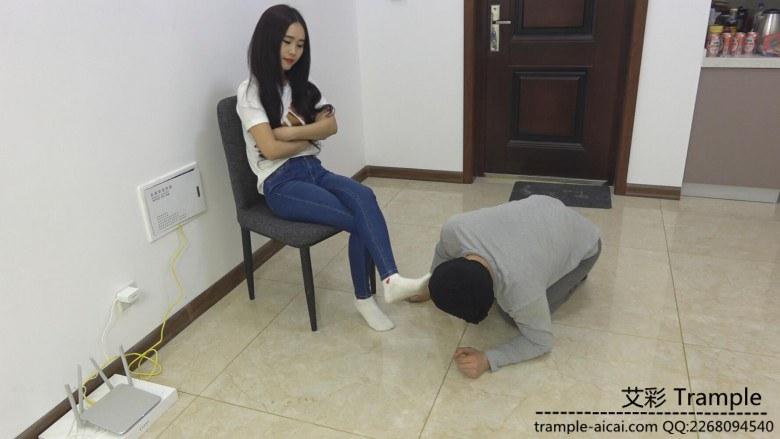 原味脏棉袜羞辱，喂食