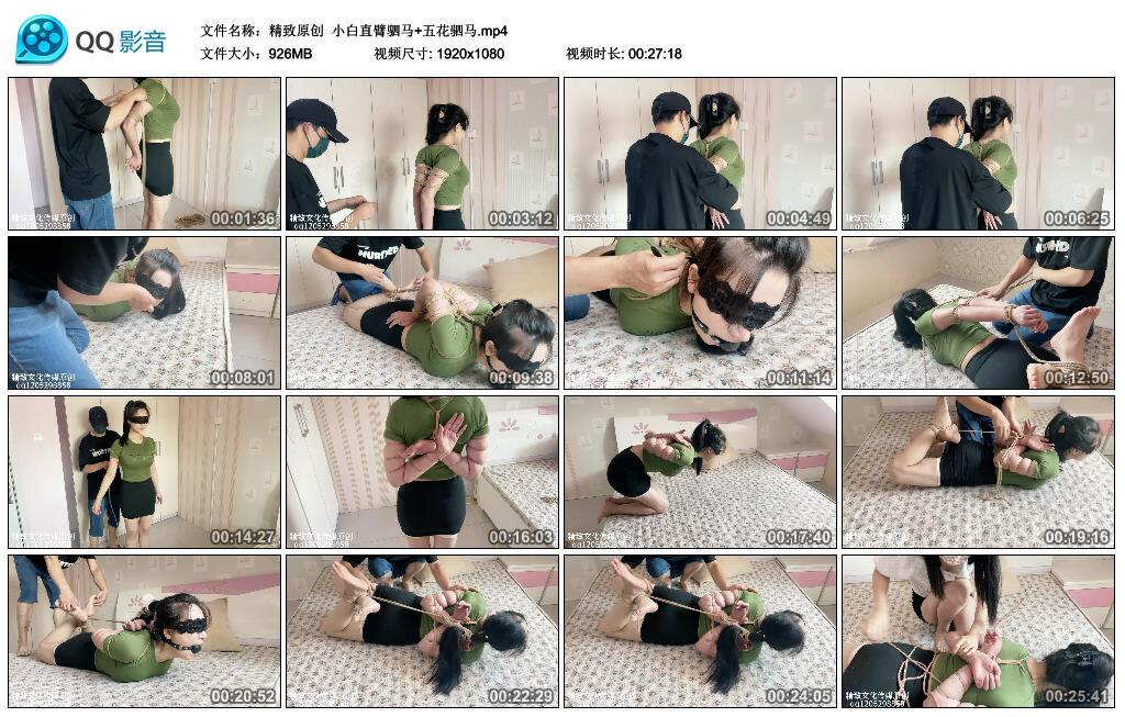 【精致原创】小白直臂驷马+五花驷马