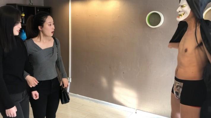 【蛋碎娇娃】『超S·联盟』 皮靴女击溃暴露狂 YC-220201-2