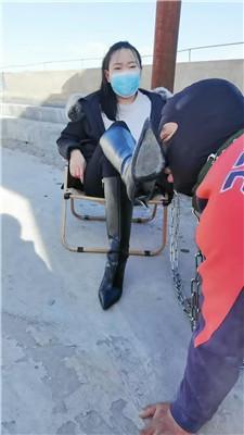 【斯羽情侣主】户外狗链拴狗虐【双视角版】  JS250329-6