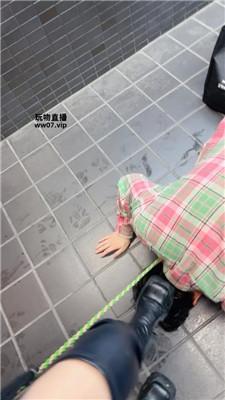 【玥樾】日本街头遛人形犬 JS250411-34