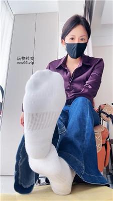 【冷颜】臭白袜短靴灯    250207-6