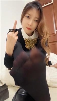 【酒鸽】黑丝皮鞋滚进来    250419-9