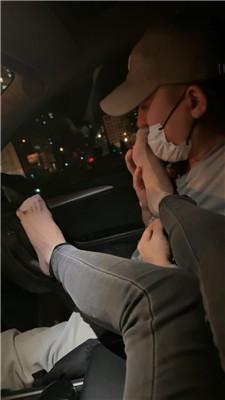 【苒溪】车内白袜jio恋足狂舔 JS250117-29