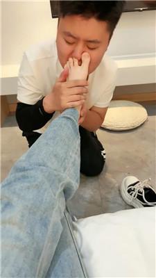 【西彤】重度虐打-舔脏鞋白棉袜 JS250515-8