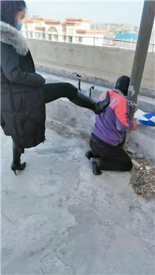 【斯羽情侣主】户外狗链拴狗虐【双视角版】  JS250329-6