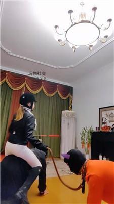 【魔鬼天使】马术女主-骑马骑脖驯化 JS250116-29