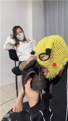 【Qi7】纹身小妹-重度虐乳/超臭长靴气味辱 JS250105-6