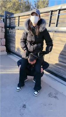 【沐夏夜】户外景区溜双狗