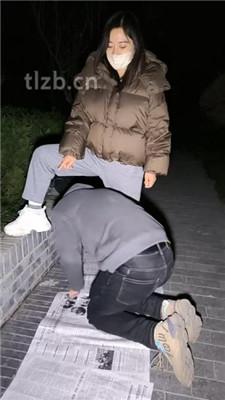 【冰爷】户外-骑马骑脖/运动鞋白袜踩踏