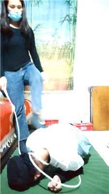 【银南女帝】bt家奴原味塞嘴/sp/恋足狂舔 JS250109-7