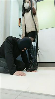 【灵竹】清理长靴黑丝-重度鞭打 JS250205-18